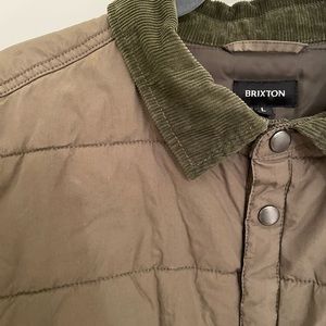 Olive green Brixton Cass jacket